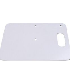 Base Plate - Powder coated 350 x 300 mm (W x L) - 4 kg - white 350 x 300 mm (L x l) - 4 kg - bianco