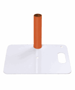 Base Plate - Powder coated 350 x 300 mm (W x L) - 4 kg - white 350 x 300 mm (L x l) - 4 kg - bianco