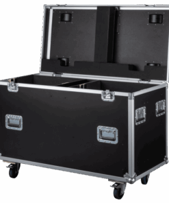 Case for 2x Showtec Goliath Hardware Penn Elcom e ruote girevoli con freno
