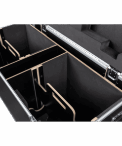 Case for 2x Showtec Goliath Hardware Penn Elcom e ruote girevoli con freno