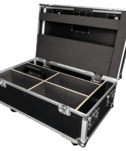 Case for 4x Titan Strobe 1000 FX / Titan Matrix FX Blocchi e maniglia Penn Elcom - ruote girevoli con freno