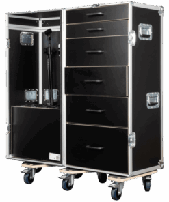 Drawer Case 3 Con 6 cassetti e spazio per 15 aste microfoniche