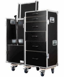 Drawer Case 3 Con 6 cassetti e spazio per 15 aste microfoniche