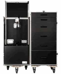 Drawer Case 3 Con 6 cassetti e spazio per 15 aste microfoniche