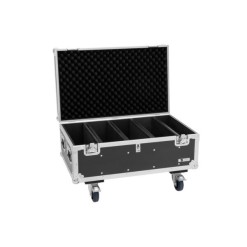 EUROLITE Set 4x LED Strobe SMD PRO 864 DMX RGB + Flightcase