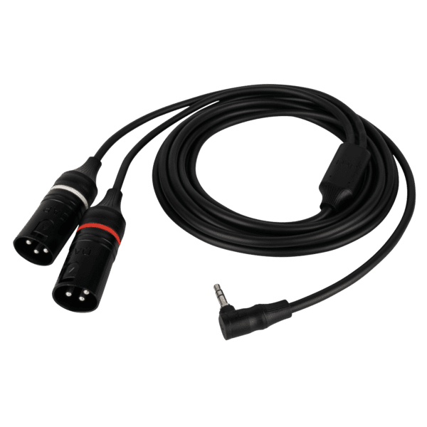 FL118 - male stereo right-angled mini-jack to 2 XLR/M 3P 3 m 300 cm