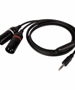 FL120 - male stereo mini-jack to 2 XLR/M 3P 0.75 m 75 cm