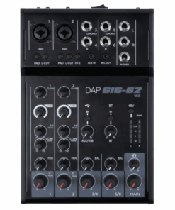 GIG-62 V2 Mixer analogico a 6 canali