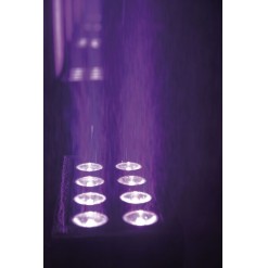 Helix M1100 Q4 Mobile 8x 10 W RGBW LED Wash (WDMX) Wash RGBW 8 LED da 10 W (WDMX)