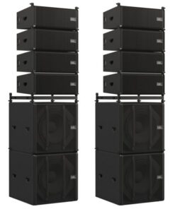 Odin Stack Set Complete standing set with 8 satellites and 4 subwoofers Set completo con 8 satelliti e 4 subwoofer
