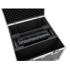 ROADINGER Flightcase PRO 2x IP Mega SWING with wheels