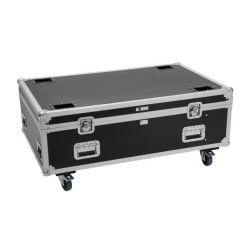 ROADINGER Flightcase PRO 4x LED BAR-8 SWING with wheels