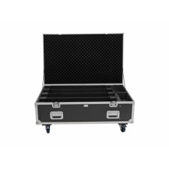 ROADINGER Flightcase PRO 4x LED BAR-8 SWING with wheels