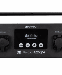 Raccoon S250/4 Junior Professional strobe/wash with motorised tilt Strobo/wash professionale con tilt motorizzato