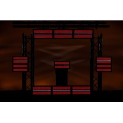 Titan Strobe 1000 FX Strobo LED da 1000 W con effetti di sezione LED RGB