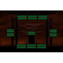 Titan Strobe 1000 FX Strobo LED da 1000 W con effetti di sezione LED RGB