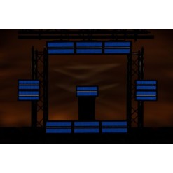 Titan Strobe 1000 FX Strobo LED da 1000 W con effetti di sezione LED RGB