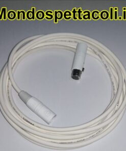 Adattatore Bianco XLR Asta Microfono con Cavo