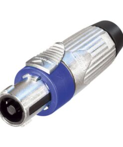 speakON 4P - female Silver/blue housing Alloggiamento di colore argento/blu
